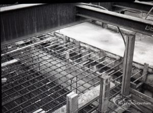 Dagenham Sewage Works Reconstruction IV, looking down into drain,1965