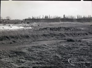 Dagenham Sewage Works Reconstruction IV, showing untouched marsh,1965