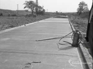 Riverside Sewage Works Reconstruction V, showing new road to the east, 1965