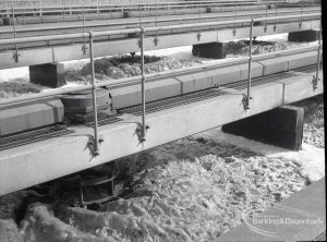 Riverside Sewage Works Reconstruction V, showing sludge mixer, 1965