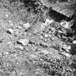 Riverside Sewage Works Reconstruction V, showing litter left on site, 1965