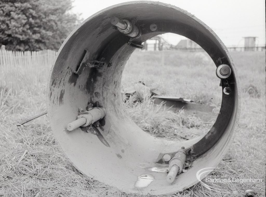 Lower Wantz Sewer Environment scheme II, showing view from end of relief ‘shield’ [opposite end from EES10140], 1965