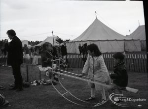 Dagenham Town Show 1965, showing the children’s playground, 1965