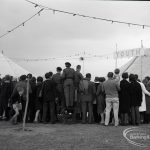 Dagenham Town Show 1965, showing boys swarming over Army vehicle, 1965