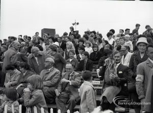 Dagenham Town Show 1965, showing seated audience by arena, 1965
