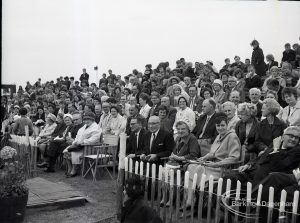Dagenham Town Show 1965, showing large section of watching audience, 1965