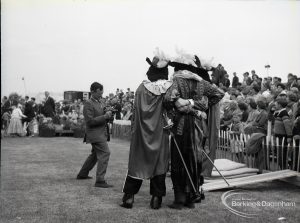 Dagenham Town Show 1965, showing the three Musketeers receiving prize, 1965