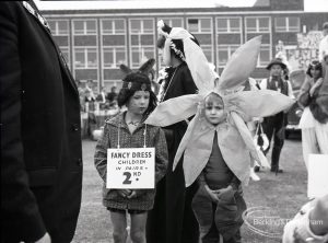 Dagenham Town Show 1965, showing second prize for children in pairs in Fancy Dress competition, 1965