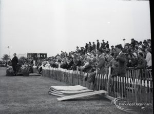 Dagenham Town Show 1965, showing audience in showground, 1965