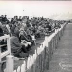 Dagenham Town Show 1965, showing audience en masse on north side of arena, 1965