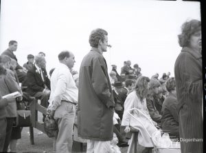 Dagenham Town Show 1965, showing members of the audience in the arena watching the display, 1965