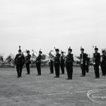 Dagenham Town Show 1965, showing bandsmen in arena, 1965