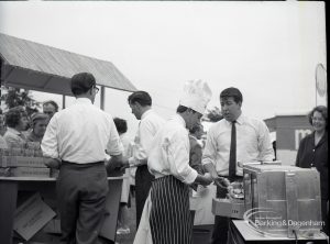 Dagenham Town Show 1965, showing hot dog stand, 1965