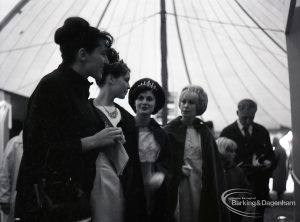 Dagenham Town Show 1965, showing Dagenham Town Show Carnival Queen and attendants touring show, 1965