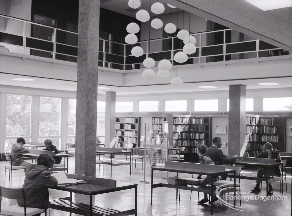 Havering Libraries, showing Central Library, Romford, 1965