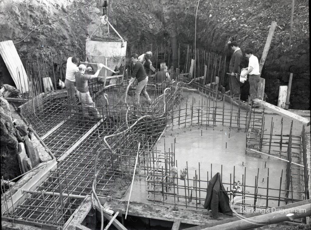 Riverside Sewage Works reconstruction VII, 1965