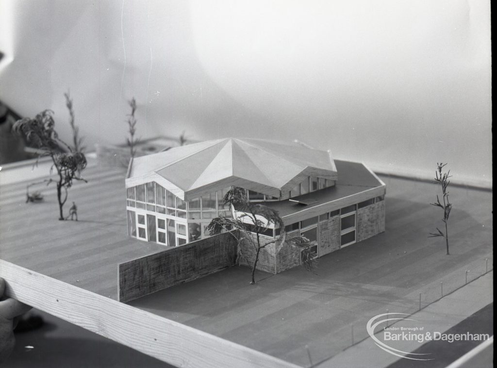 Architects Model of Swimming Pool at Faircross Special School, 1965