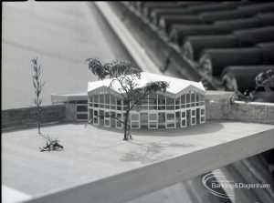 Architects Model of Swimming Pool at Faircross Special School, 1965
