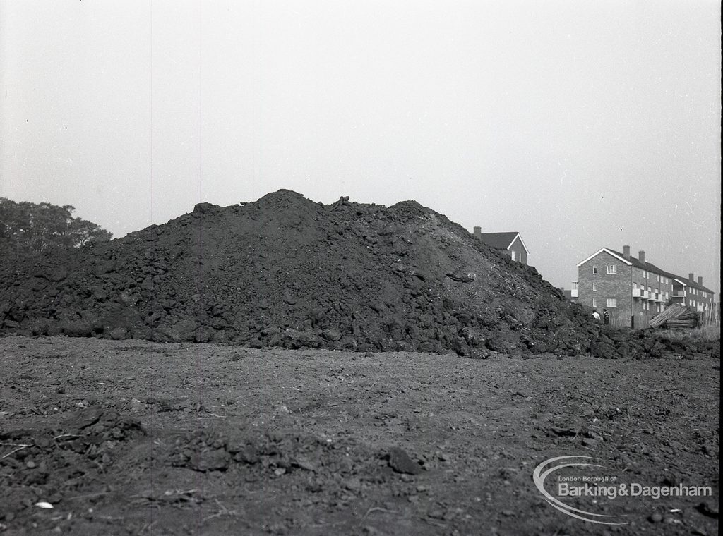 A Tower Block’s foundations being laid , 1965