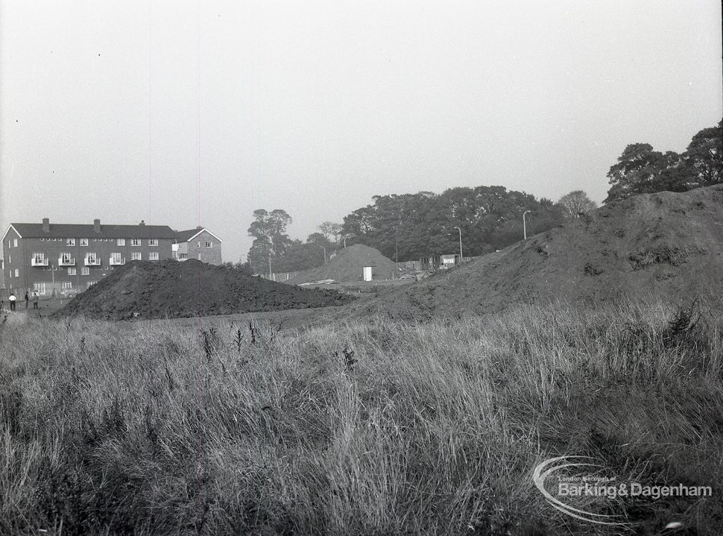 A Tower Block’s foundations being laid , 1965