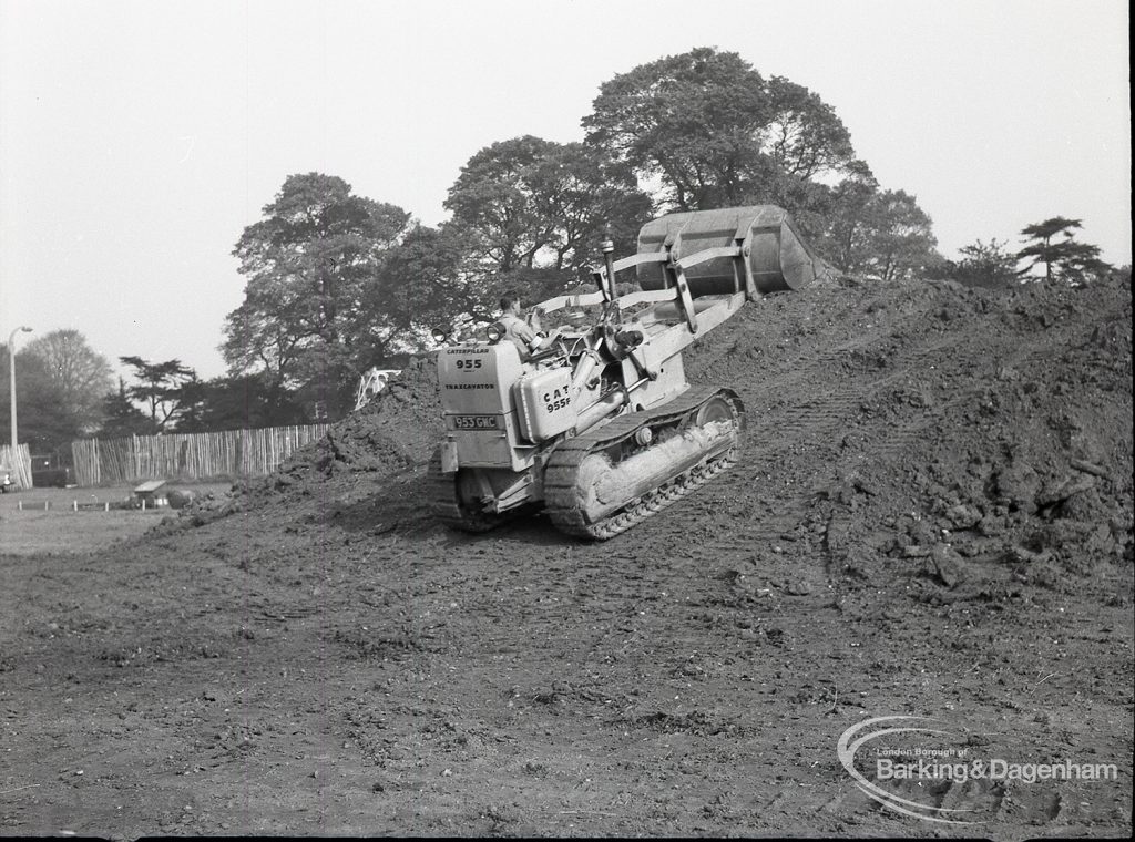 A Tower Block’s foundations being laid , 1965