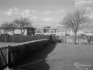 Church Elm Lane Housing development showing construction work in the background, 1965