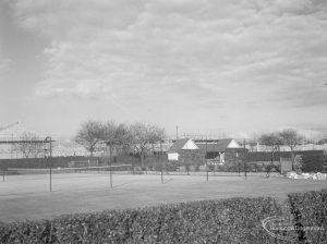 Church Elm Lane Housing development showing the north-eastern view of the development from Peach Hedge, 1965