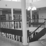 The Barking Library’s New Lending Deparment showing a view of the library from the first floor, 1965