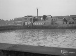 Barking Creek, showing view from harbour looking across to Page and Calnan, 1966