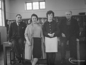 Staff at Rectory Library, Dagenham, 1966