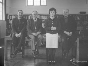 Staff at Rectory Library, Dagenham, 1966