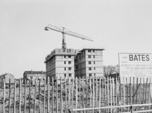 Marks Gate Tower Block under construction, 1966