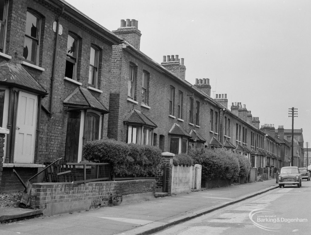 Houses in St Anne’s Road, Barking, 1966