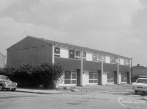 Housing in John Burns Drive, off Ripple Road, Barking, showing two-storey houses just completed, 1966