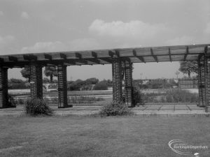 Mayesbrook Park, Dagenham, showing the pergola, 1966