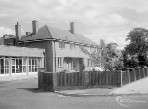 The Lawns Old People’s Home for Senior Citizens, showing exterior on Rainham Road North, Dagenham, 1966