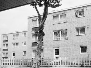 A block of flats [possibly in Barking or Dagenham], 1966