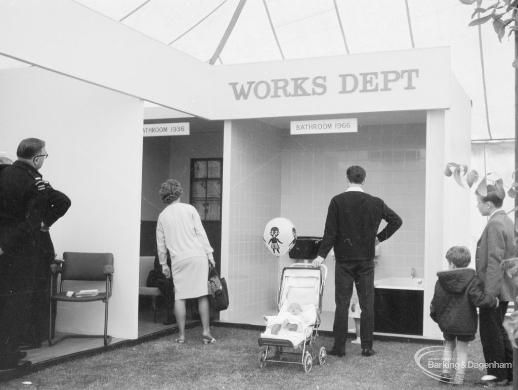 Dagenham Town Show 1966, showing Civic Service stand for the Works Department, 1966