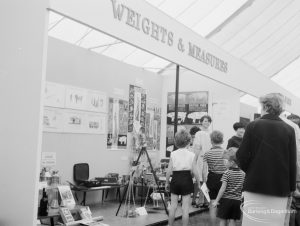 Dagenham Town Show 1966, showing Civic Service stand for Weights and Measures, 1966