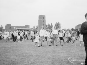 Dagenham Town Show 1966, showing a crowd near the Arena, 1966