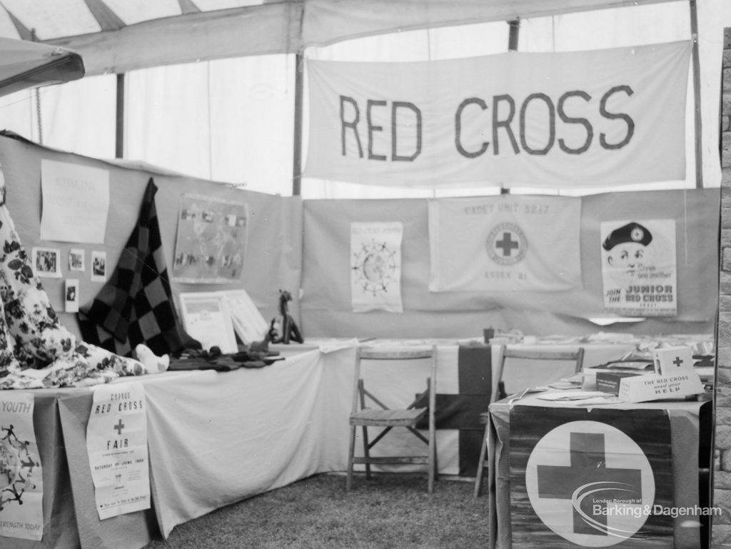 Dagenham Town Show 1966, showing the British Red Cross stand, 1966