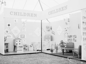 Dagenham Town Show 1966 at Central Park, showing Civic Services Children display, 1966