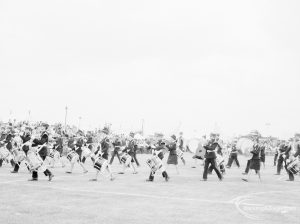 Dagenham Town Show 1966 at Central Park, showing band circling in Arena, 1966