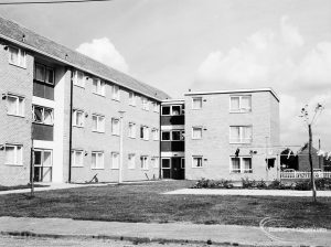 New three-storey housing in Gascoigne area, 1966