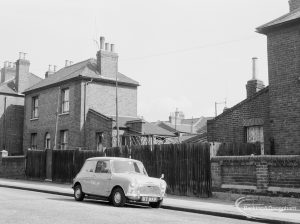 Older housing in Gascoigne area [possibly St Anne’s Road, Barking], 1966