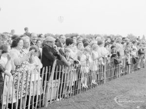 Barking Carnival, showing view of crowd watching procession, 1966