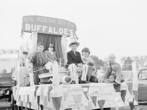 Barking Carnival, showing the ‘Royal Antediluvian Order of Buffaloes’ float, 1966
