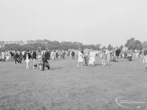 Barking Carnival, showing crowd at large in park, 1966