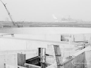 Riverside Sewage Works Extension XIII, showing inside a sewage preparation complex, 1966