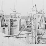 Riverside Sewage Works Extension XIII, showing culverts and sewage channels (raised) and sluices, 1966